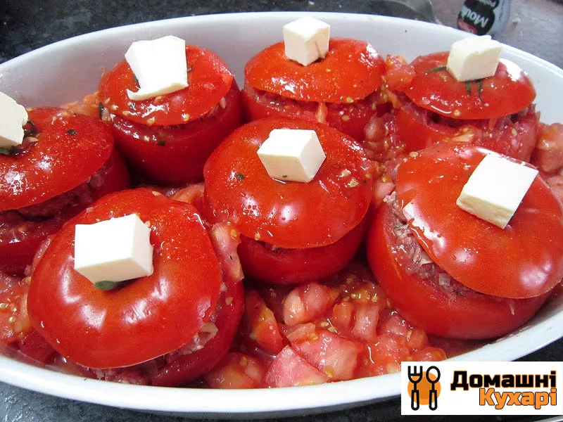 Фаршировані помідори фаршем в духовці - фото крок 5