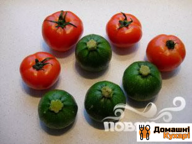 Фаршировані помідори і кабачки - фото крок 1