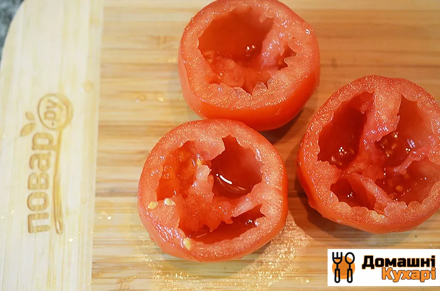 Фаршировані тунцем і каперсами помідори - фото крок 6
