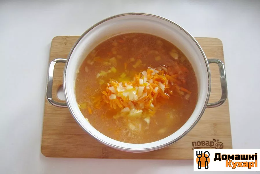 Гороховий суп-пюре з копченими реберцями - фото крок 7
