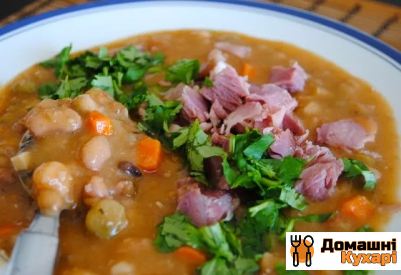 Гороховий суп зі свинячої рульки - фото крок 10