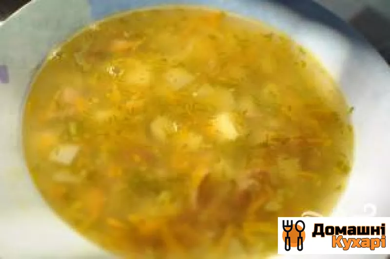 Гороховий суп з копченою куркою - фото крок 9