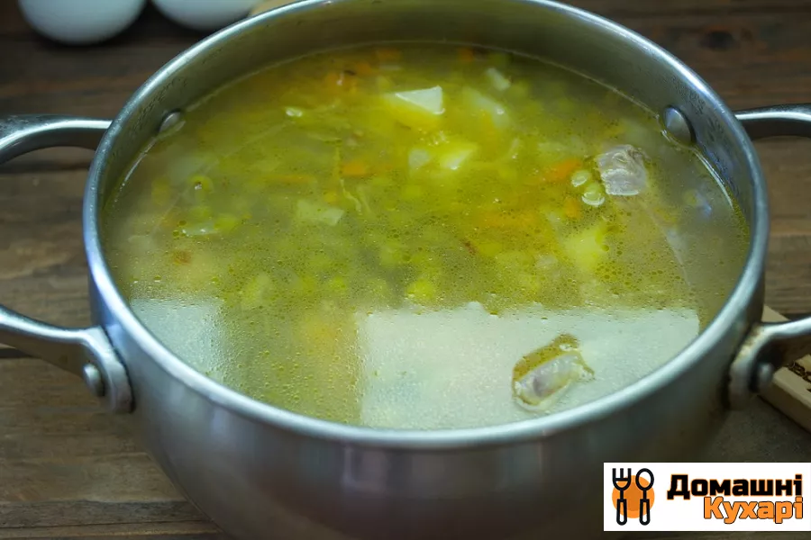 Гороховий суп з курячими крилами - фото крок 8