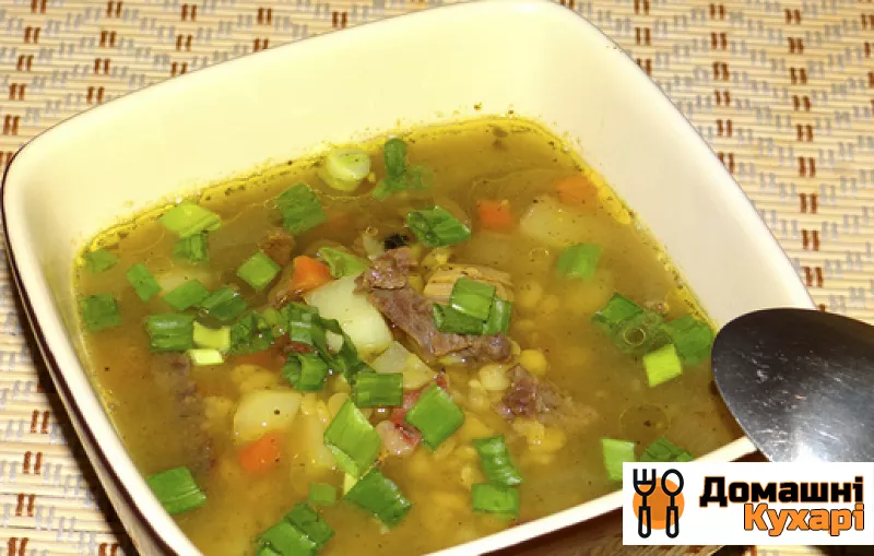 Гороховий суп з реберцями в мультиварці - фото крок 4