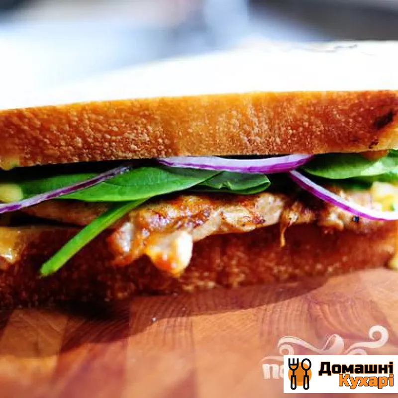 Гарячі бутерброди з куркою і абрикосовим соусом - фото крок 13