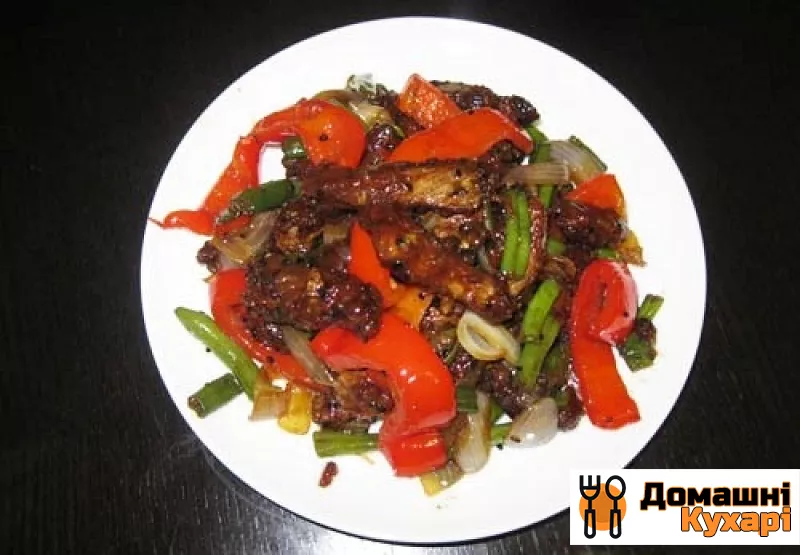 Яловичина по-китайськи з овочами - фото крок 17