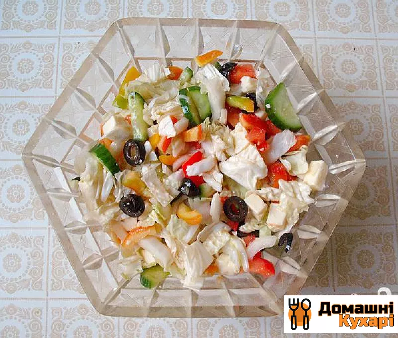 Грецький салат на Новий рік - фото крок 6