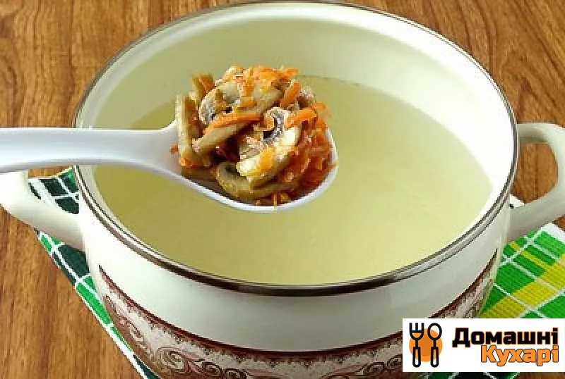 Гречаний суп з картопляними галушками - фото крок 4