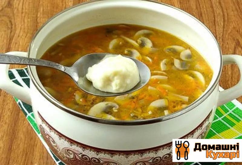 Гречаний суп з картопляними галушками - фото крок 6