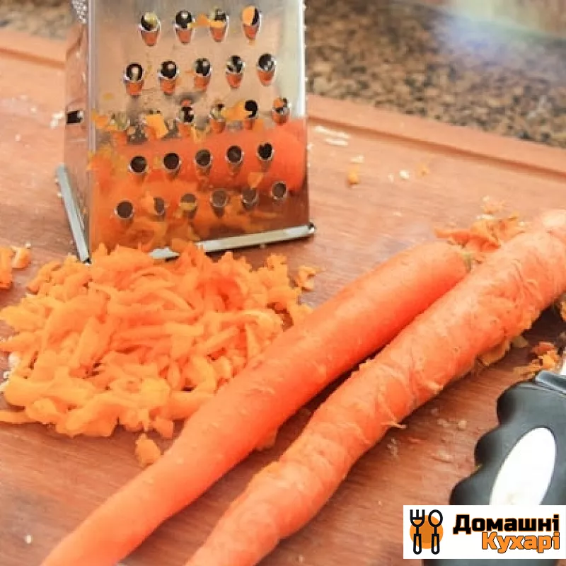 Грінки з сиром і морквою - фото крок 2