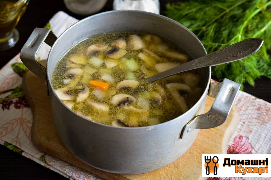 Грибний холодний суп на воді - фото крок 5