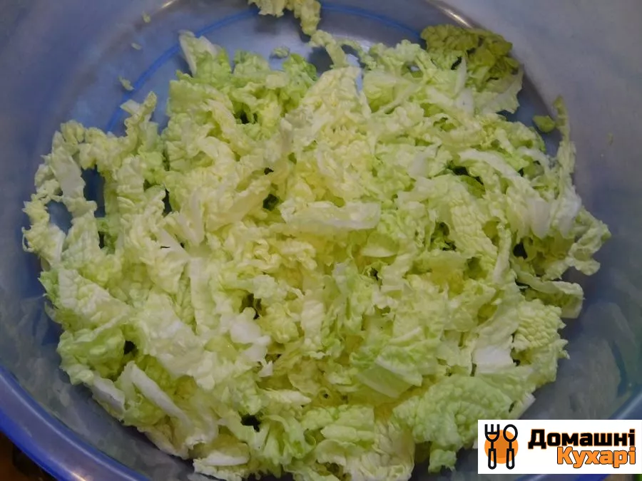 Грибний салат з пекінською капустою - фото крок 1