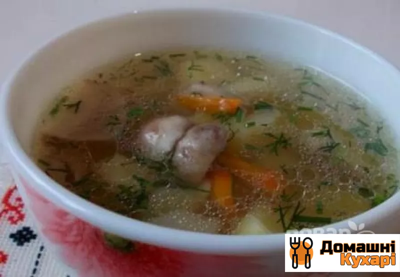 Грибний суп з м'ясом - фото крок 7