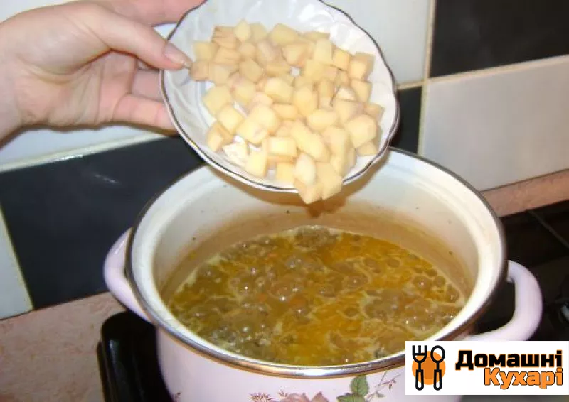 Грибний суп з рисом - фото крок 8
