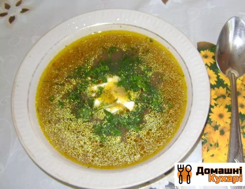Грибний суп з рисом - фото крок 9