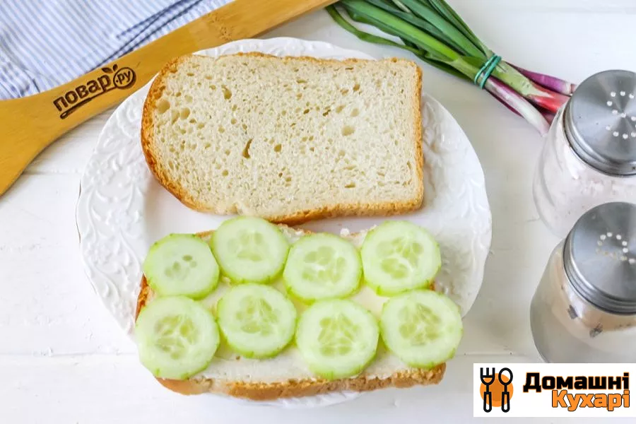 Сендвічі з огірком - фото крок 3
