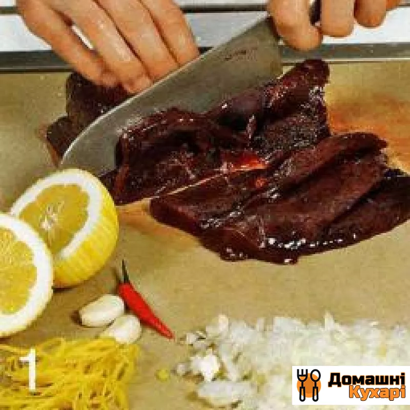 Шашлички з яловичої печінки - фото крок 1