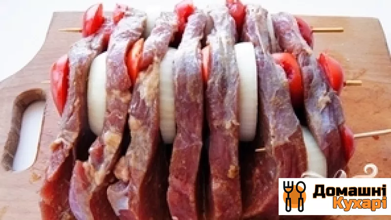Шашлик з яловичини в духовці - фото крок 4