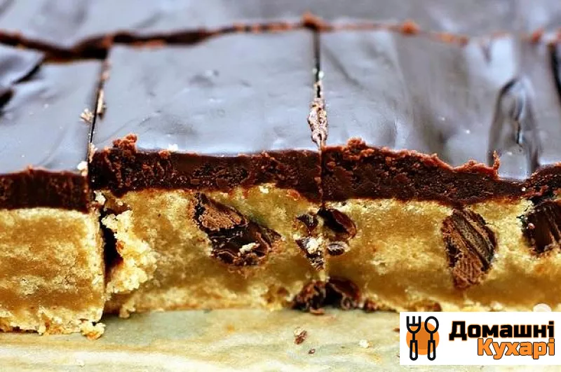 Шоколадні тістечка з арахісовим маслом та горіхами пекан - фото крок 4