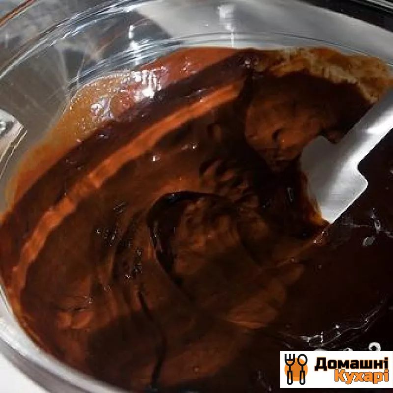 Шоколадні тістечка з волоськими горіхами - фото крок 1
