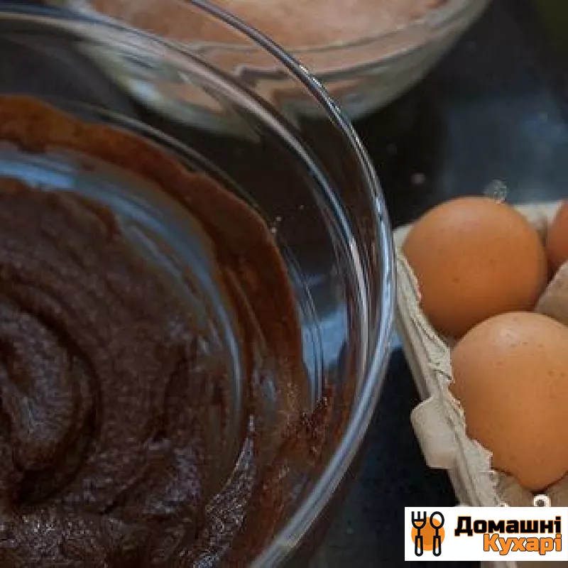 Шоколадні тістечка з волоськими горіхами - фото крок 2