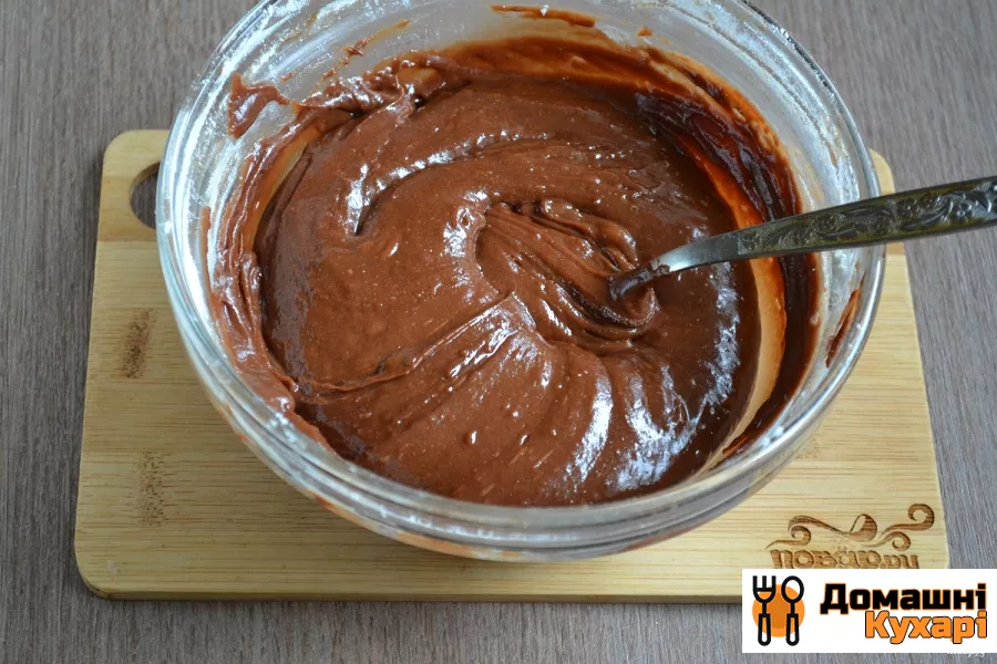 Шоколадний Брауні з вишнею - фото крок 6