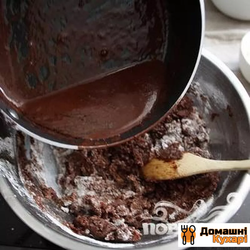 Шоколадний кекс з вершковою глазур'ю - фото крок 2