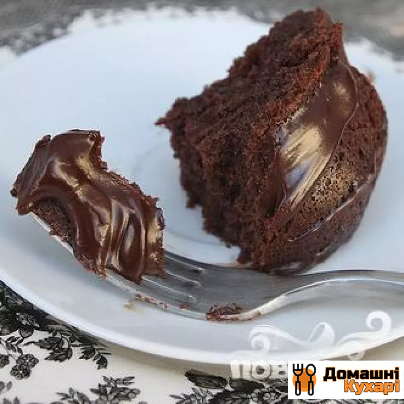 Шоколадний кекс з вершковою глазур'ю - фото крок 8