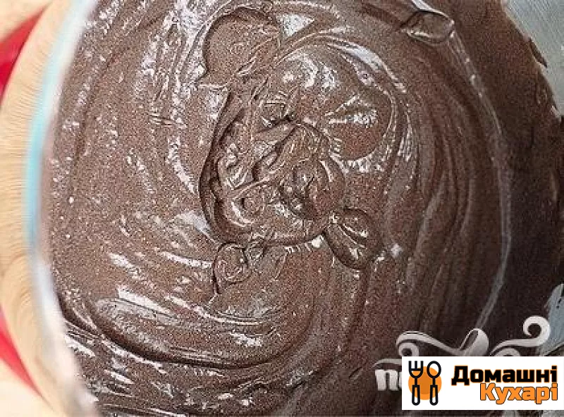 Шоколадний пиріг з горіхами - фото крок 3