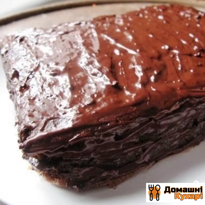 Шоколадний торт без борошна - фото крок 6