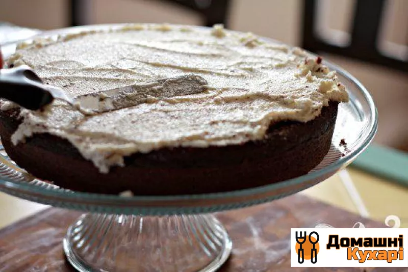 Шоколадний торт з вершковою глазур'ю - фото крок 5
