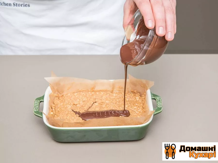 Шоколадно-арахисовые батончики - фото крок 3