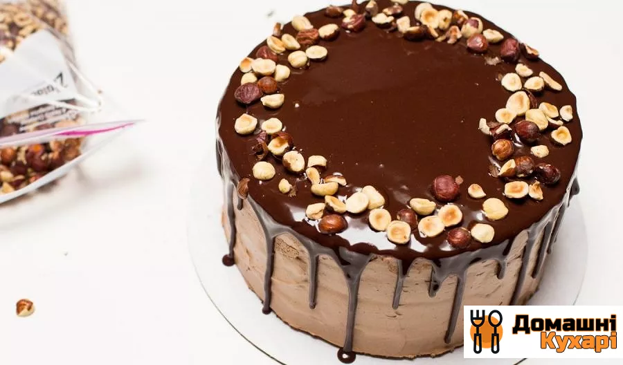 Шоколадно-горіховий тортик - фото крок 12