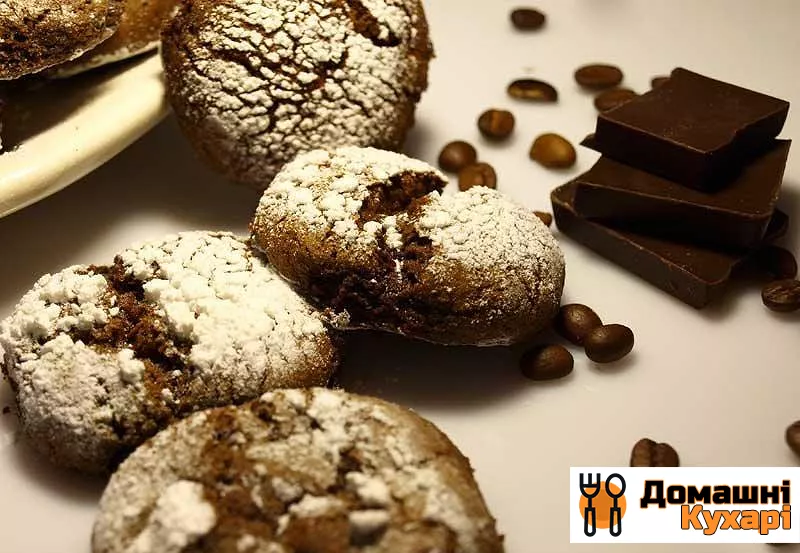 Шоколадне печиво з корицею і кава - фото крок 6