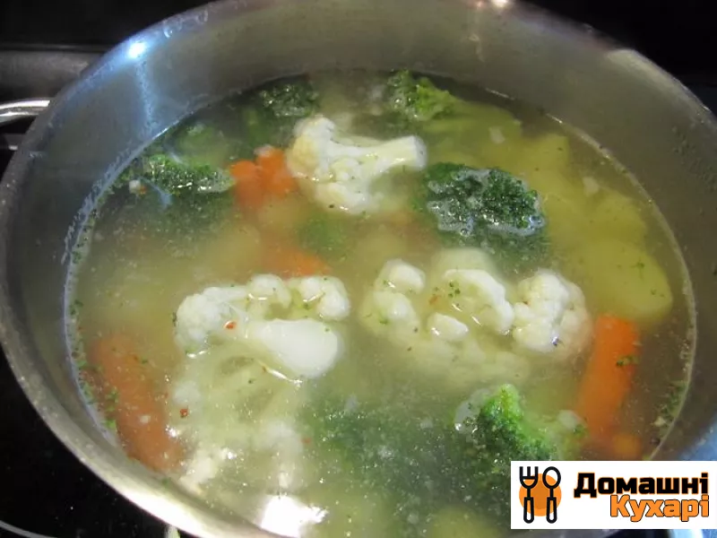 Вершковий суп-пюре з куркою - фото крок 6