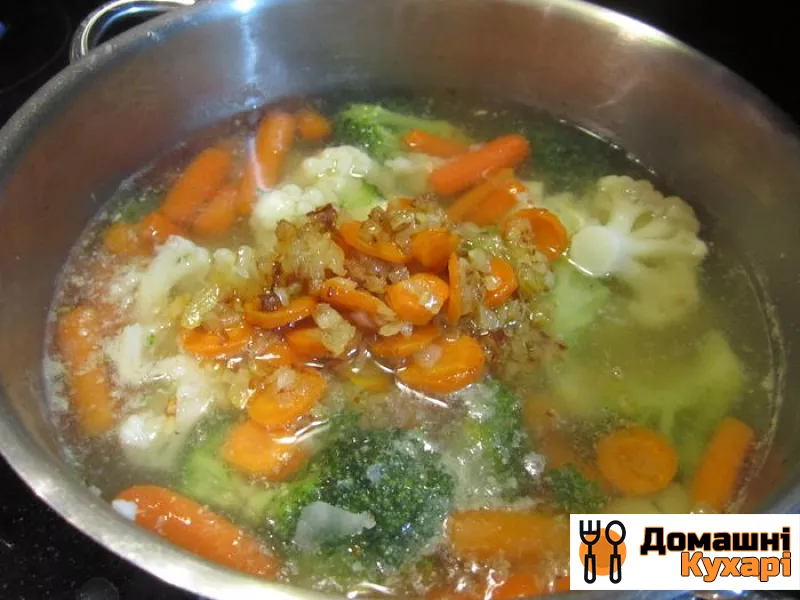 Вершковий суп-пюре з куркою - фото крок 7