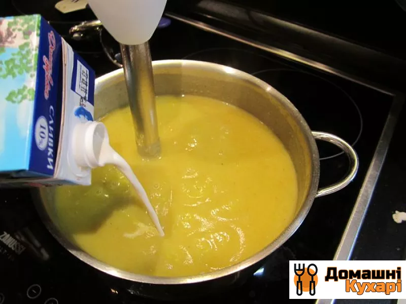 Вершковий суп-пюре з куркою - фото крок 9