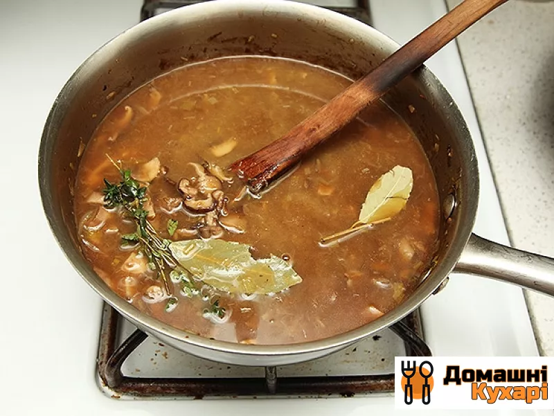Вершковий суп з білими грибами - фото крок 5