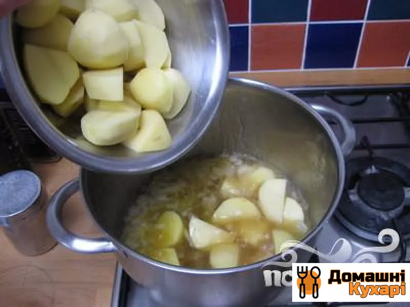 Вершковий суп з брокколі та картоплею - фото крок 3