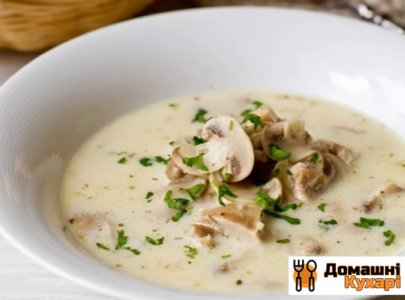 Вершковий суп з грибами - фото крок 5
