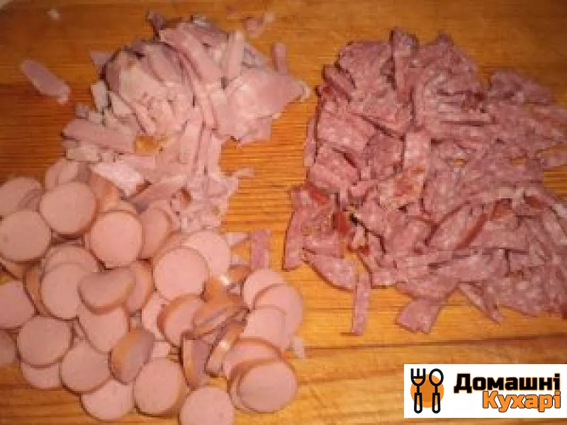 Солянка з ковбасою і грибами - фото крок 5