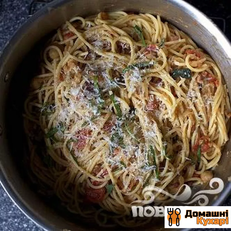 Спагеті з баранячим горохом - фото крок 4