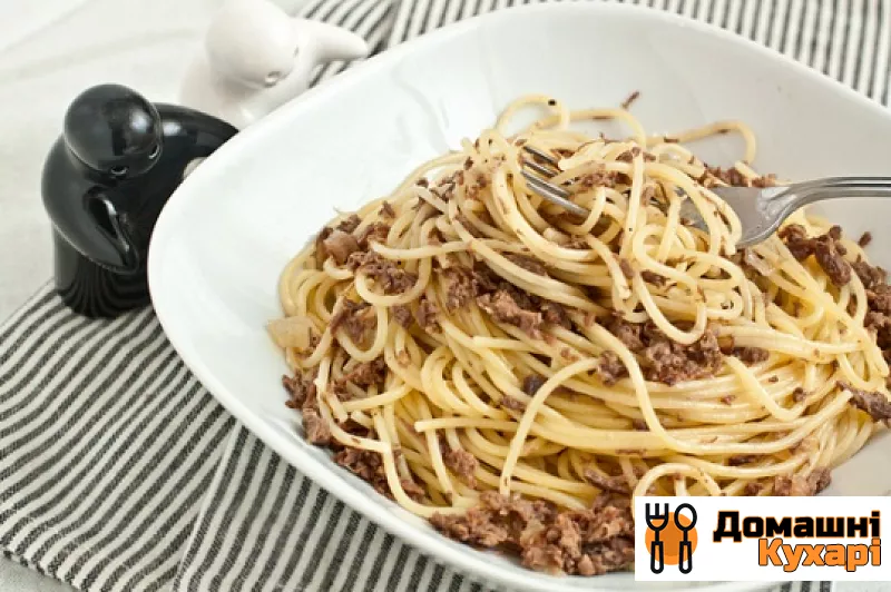 Спагеті з фаршем в мультиварці - фото крок 4