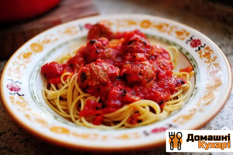 Спагеті з фрикадельками - фото крок 24
