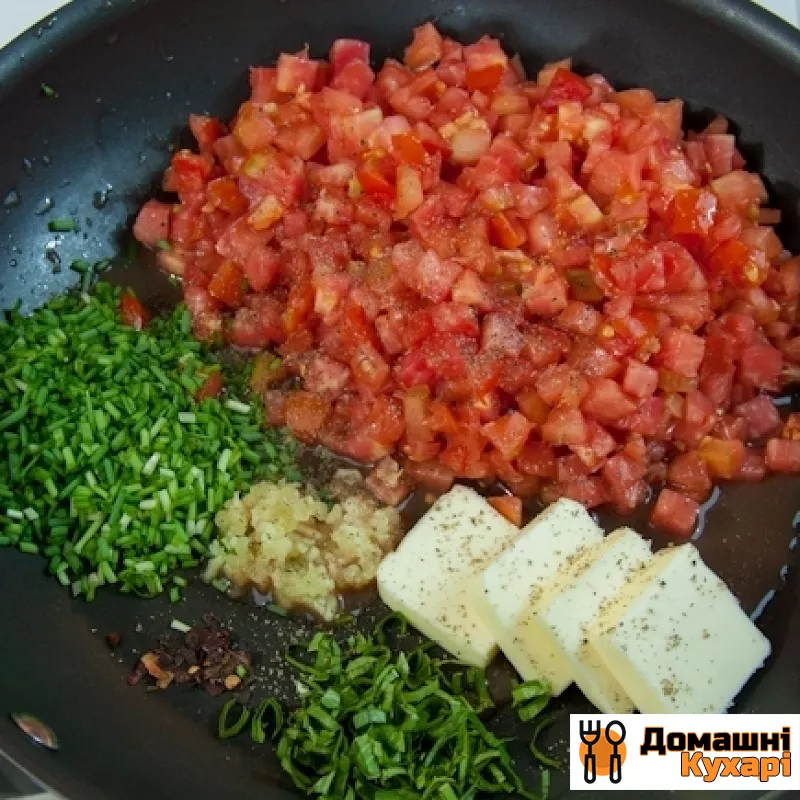 Спагеті з креветками в вершково-томатному соусі - фото крок 1