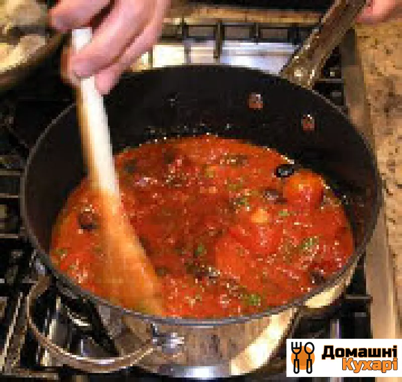 Спагеті з оливками і помідорами - фото крок 5