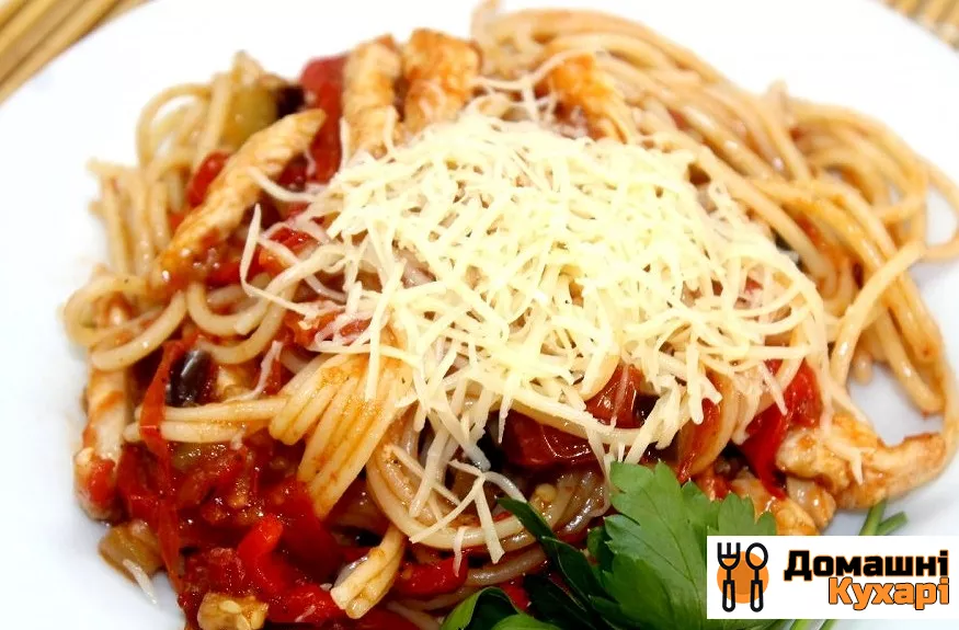 Спагеті з в'яленими помідорами - фото крок 6