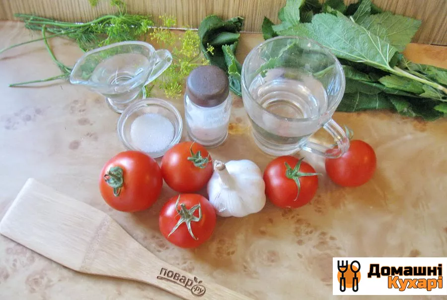 стерилізовані помідори - фото крок 1