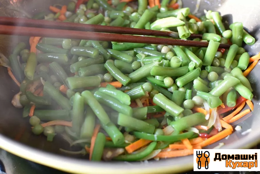 Стир-Фрай з глив з морквою і овочами - фото крок 9