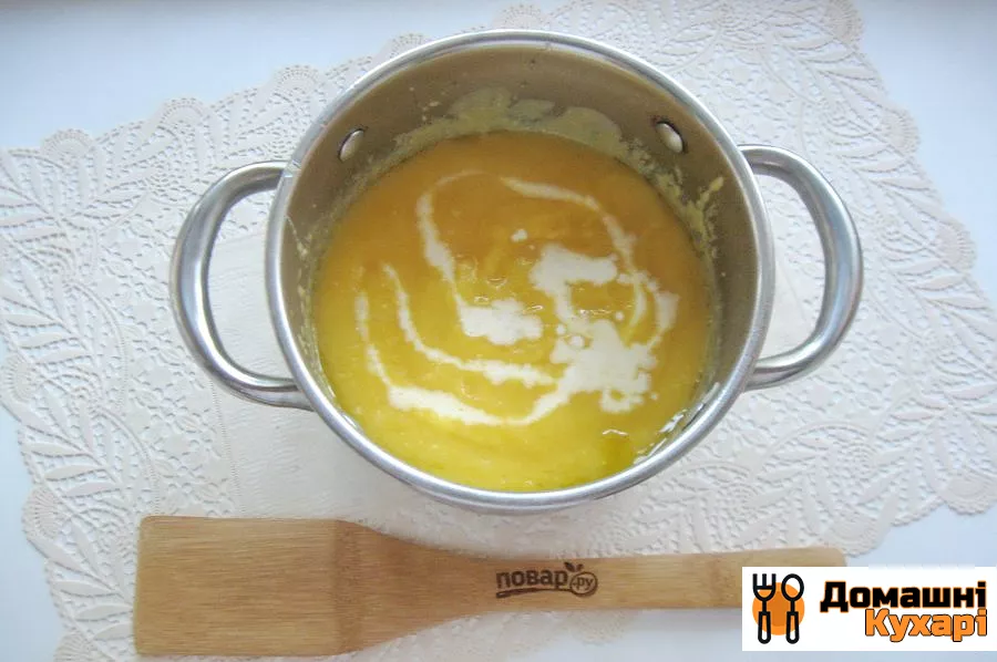 Суп-пюре з гарбуза і цвітної капусти - фото крок 9